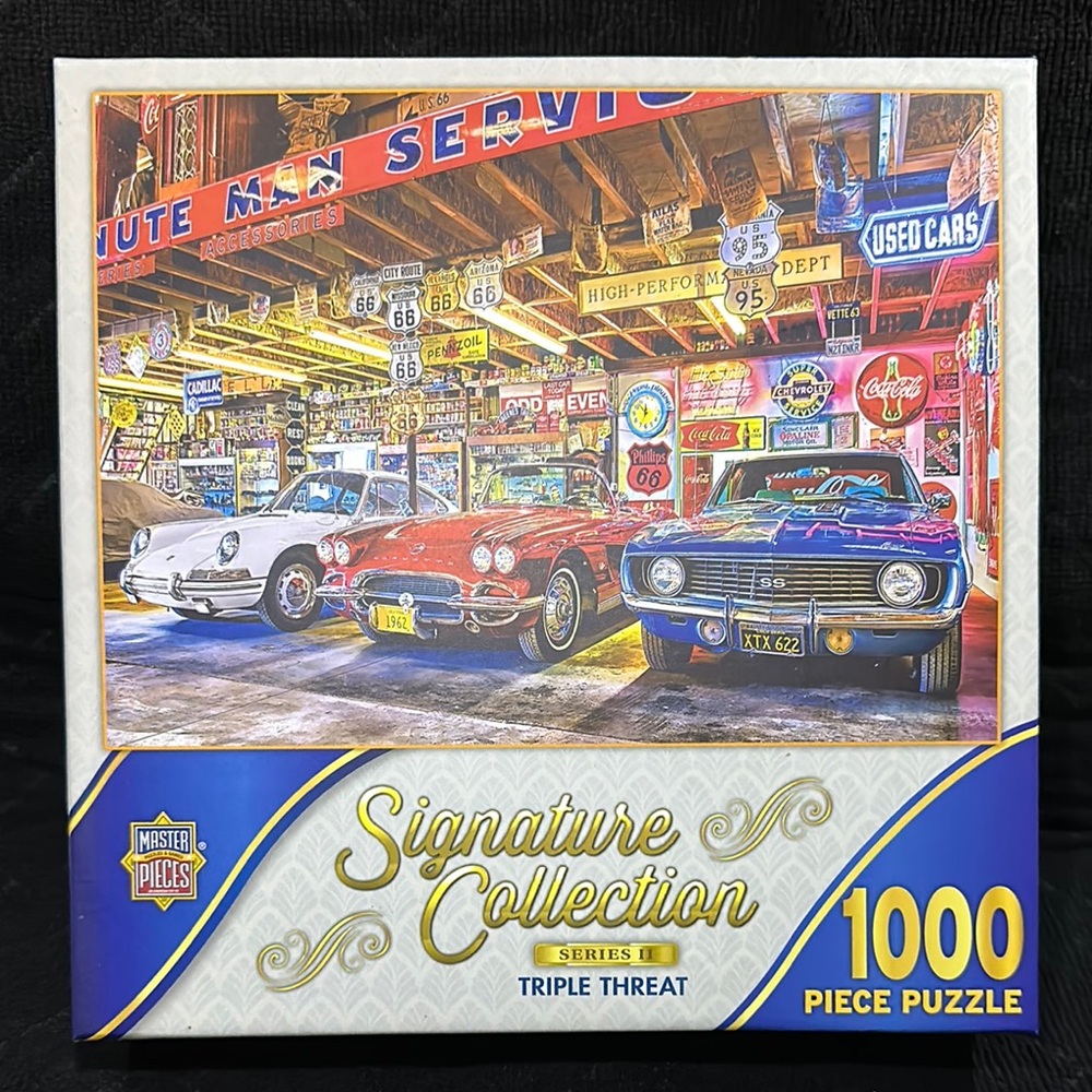 Master Pieces Signature Collection~Triple Threat 1000 Piece Jigsaw Puzzle
